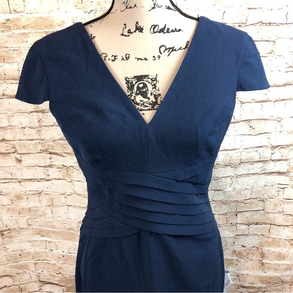 New Dress the Population Navy Blue Dress Medium - Picture 3 of 8